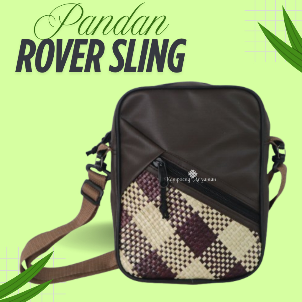 Pandan Rover Sling – Tas Selempang Pria Anyaman Pandan