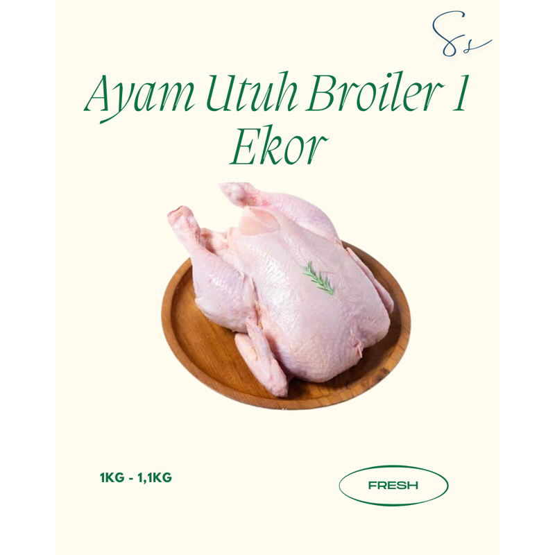 

GROSIR Ayam Utuh 1 Ekor 0,8-0,9 / Ayam Fresh Frozen / Ayam Potong