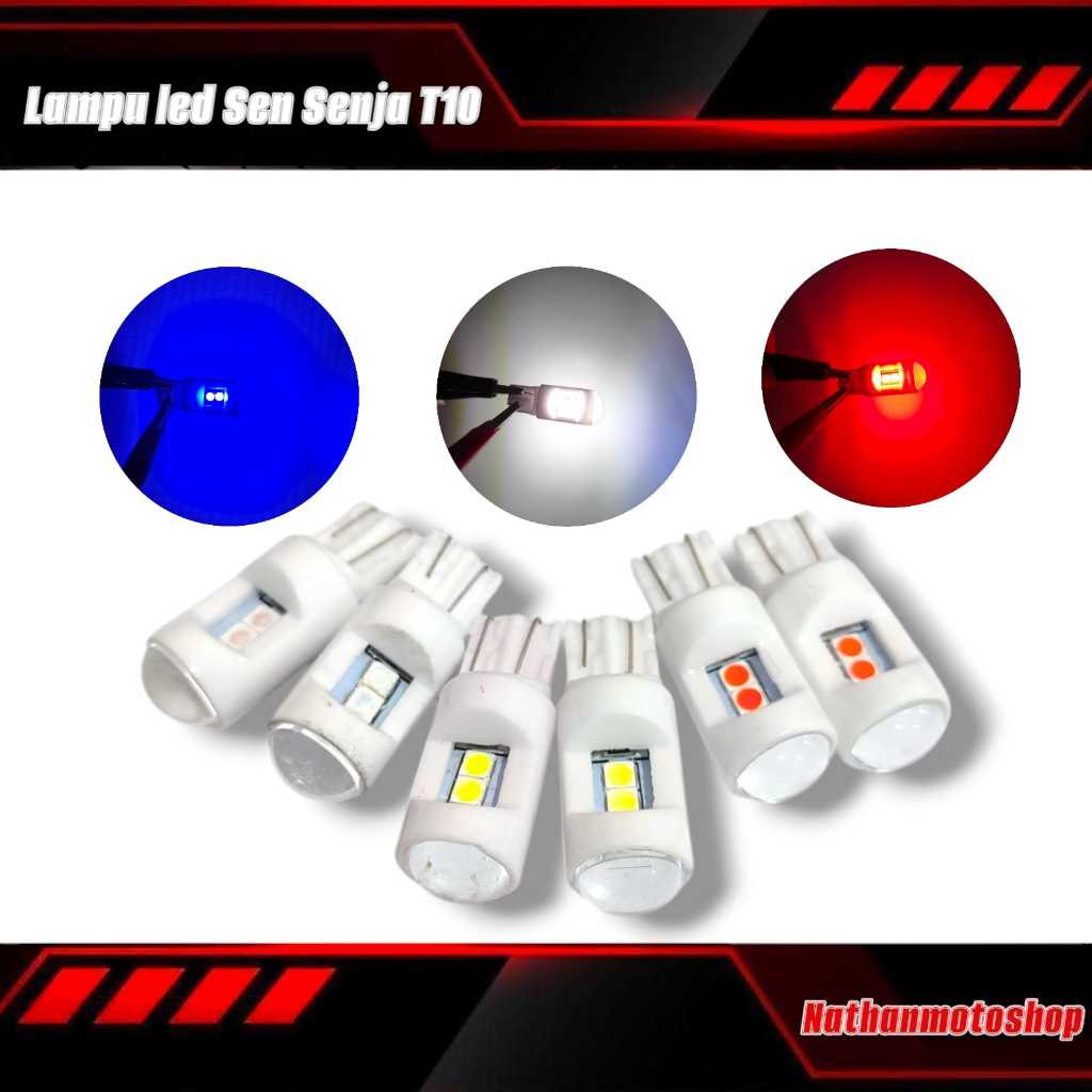 Lampu Led T10 Senja Sein Keramik Lampu Senja Motor Mobil