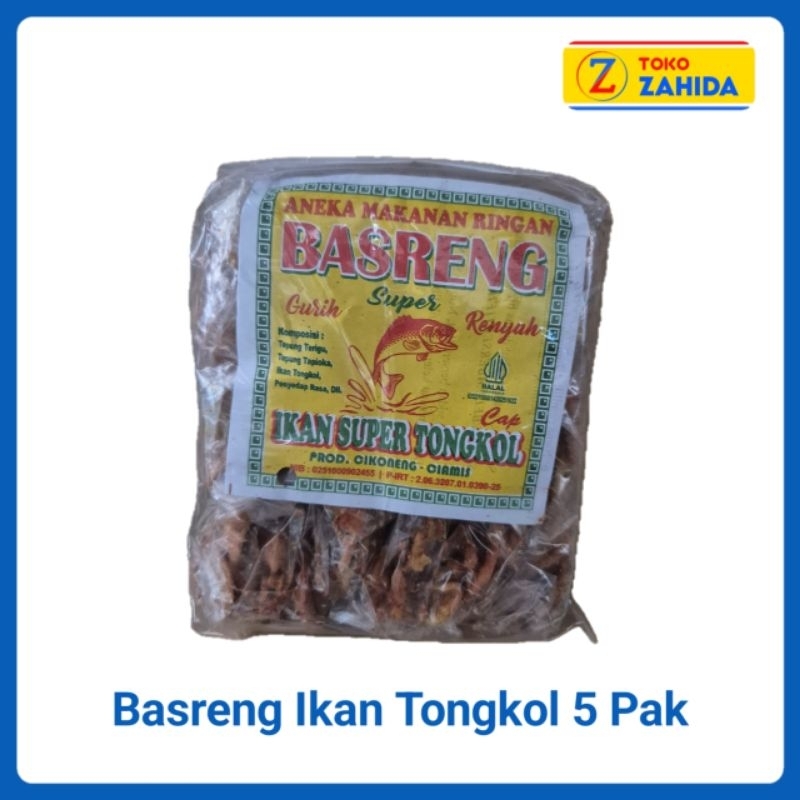 

[PAKET 5] Basreng Ikan Tongkol Pedas 5 Pak PEDAS NAGIH
