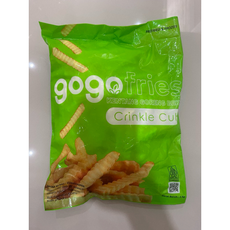 

Gogo French Fries Cringkle 1Kg