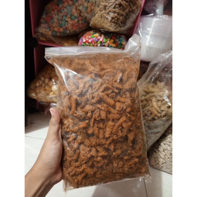 

usus ayam pedas daun jeruk