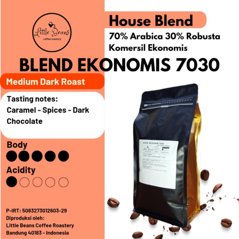 

Kopi Blend Ekonomis 7030 1kg/500gr Biji/Bubuk