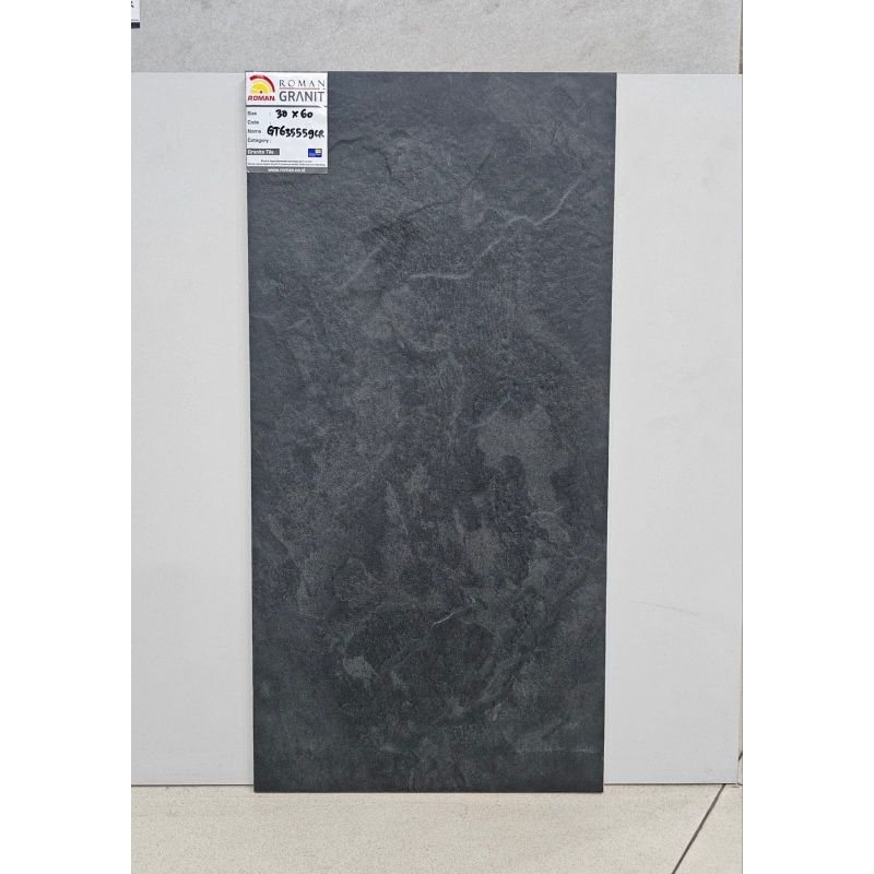 Granit Roman GT635559R dPizzara Nero 30x60/Granit Garasi/Keramik Kasar