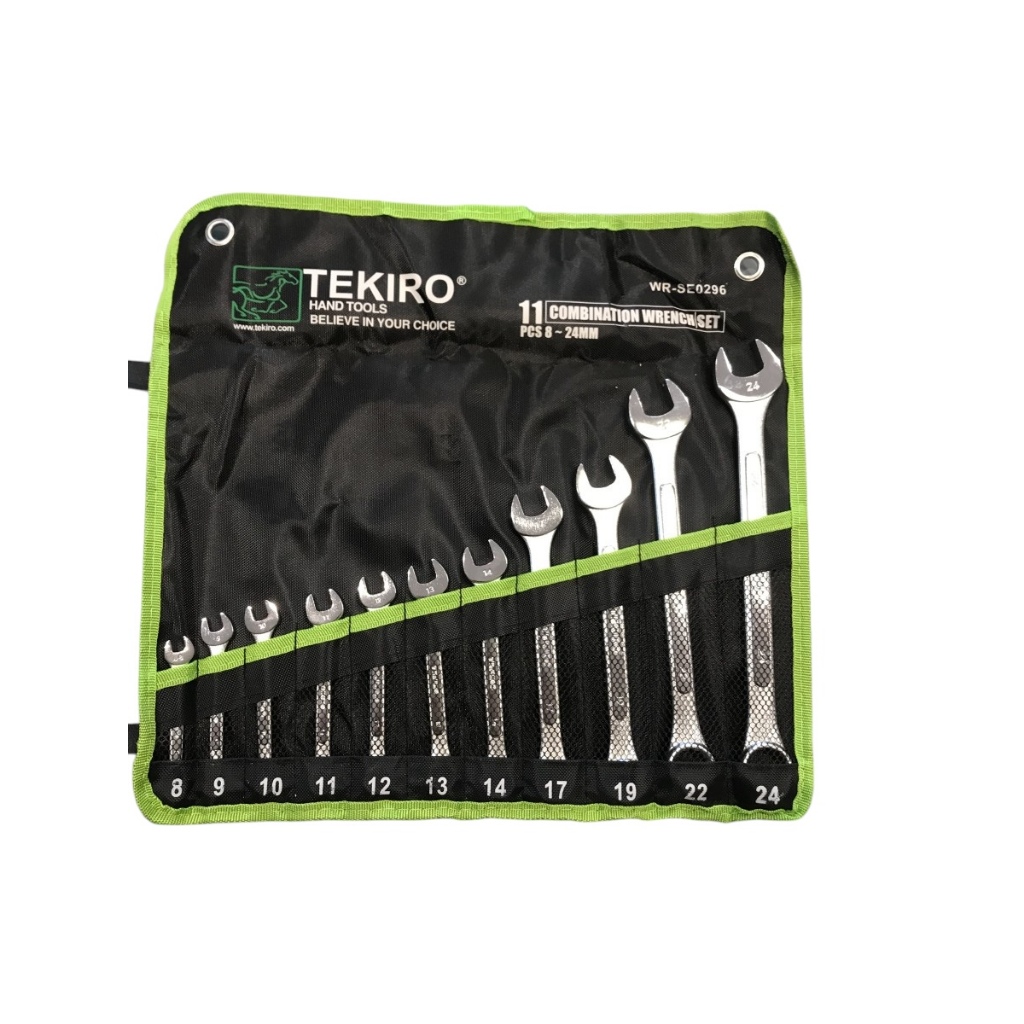 Kunci Set Ring Pas Tekiro Lengkap Paket Bengkel 1 Alat Motor Mobil SerbaGuna 11 Pcs Ori