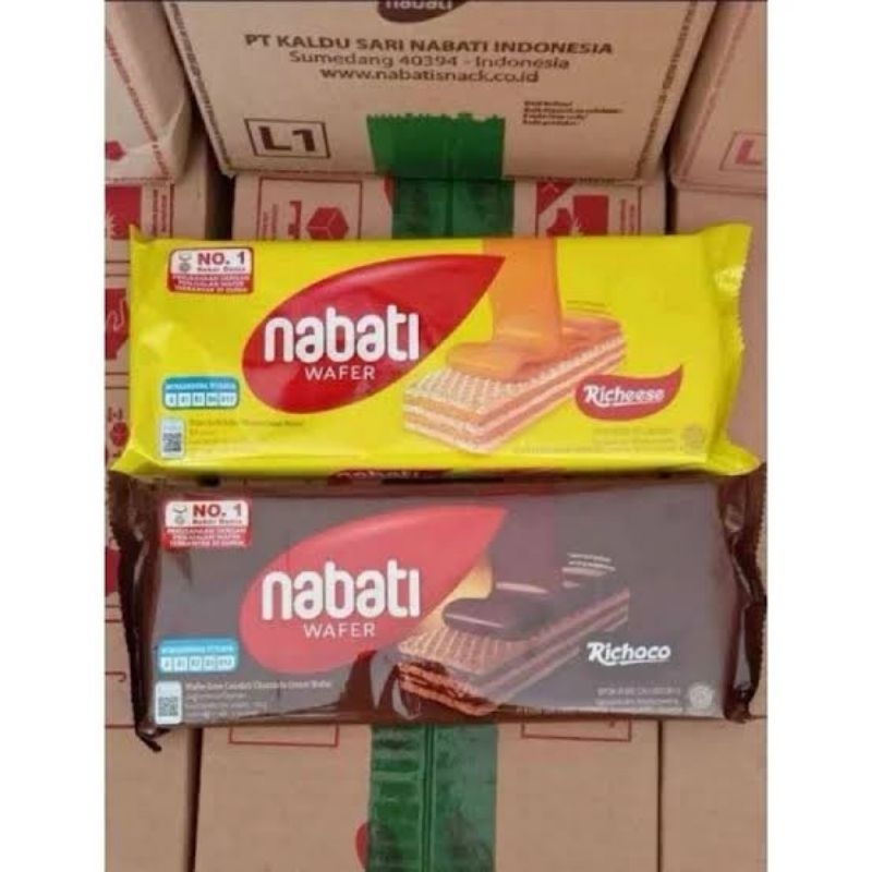 

Nabati Waffer Richeese 110gr Coklat / keju