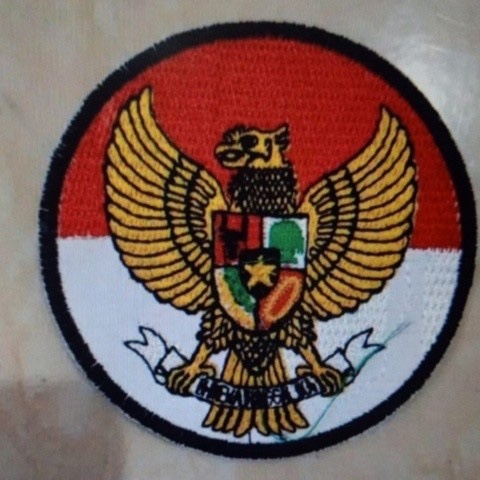 Badge Bordir lambang Garuda Indonesia bet Garuda Bet Burung garuda