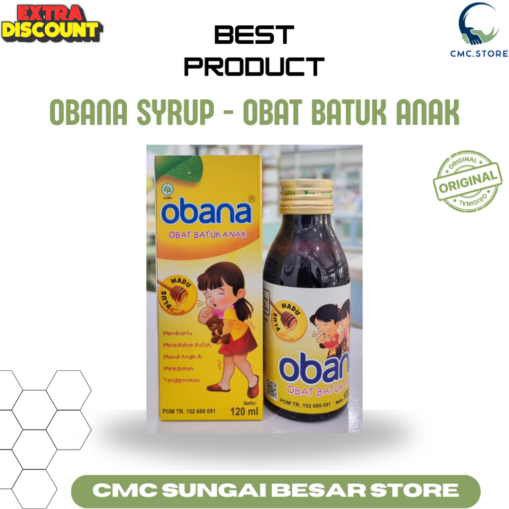 Obana Syrup - Obat Batuk Anak
