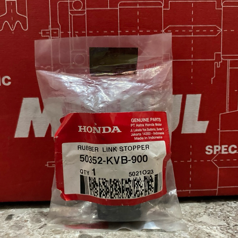 KARET BANTALAN MESIN 50352-KVB-900 VARIO 110 KARBU BEAT FI SCOOPY FI ORIGINAL HONDA