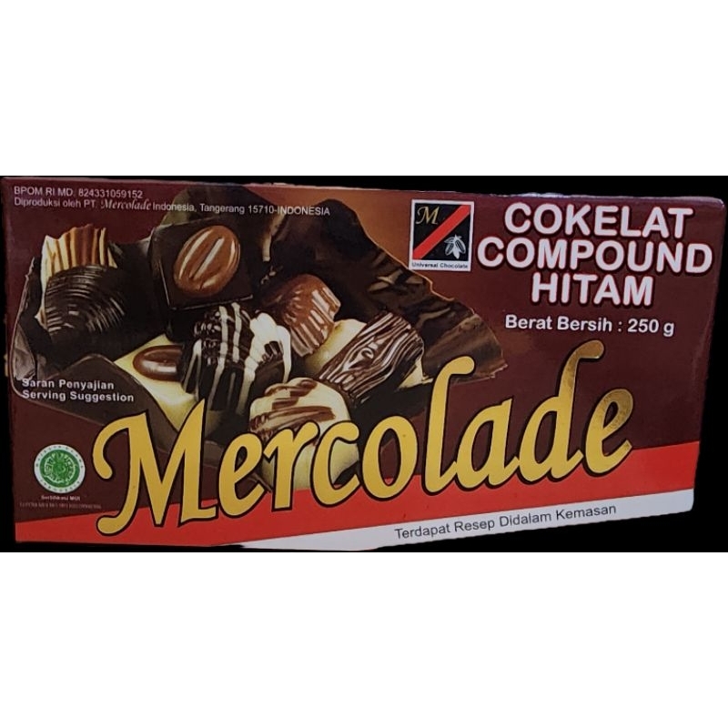 

Dark Chocolate Compound Mercolade - 250g