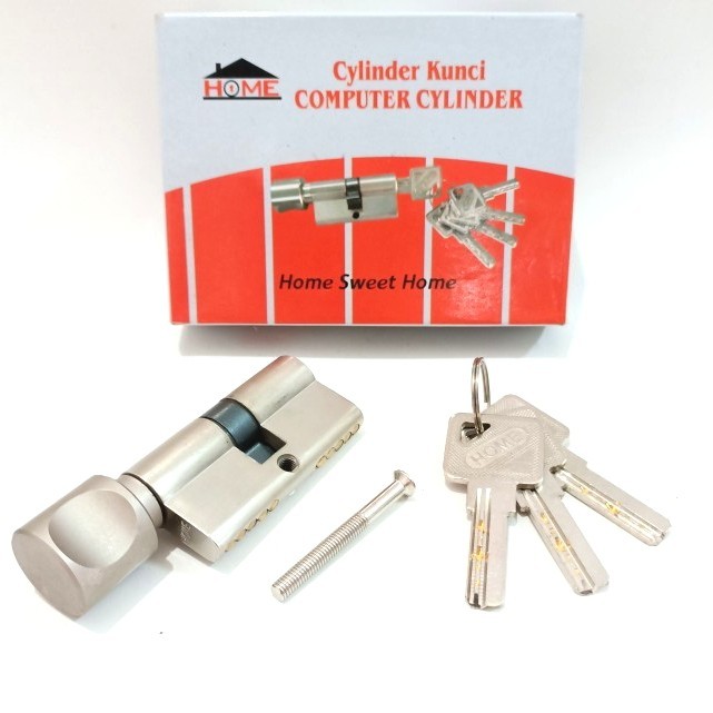 Silinder Knob Putar HOME - Cylinder Knob Kunci Pintu - Silinder Kunci Pintu Knob - Computer Key Kunc