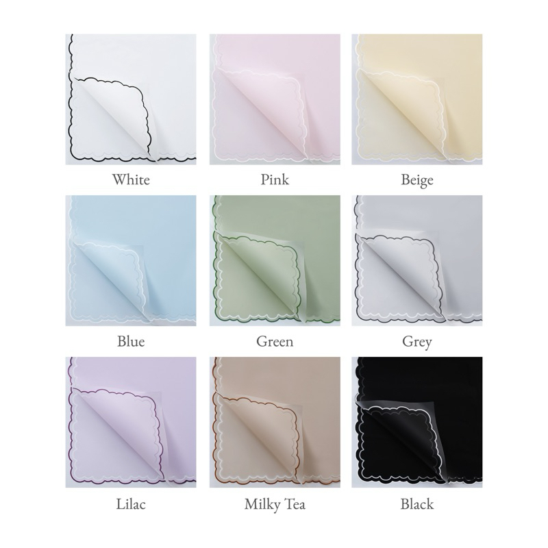 

(20 LEMBAR) FLOWER WRAPPING PAPER VARIAN LIST CLOUD FRAME AWAN TRANSPARAN KERTAS BUKET BUNGA CELLOPHANE TERMURAH