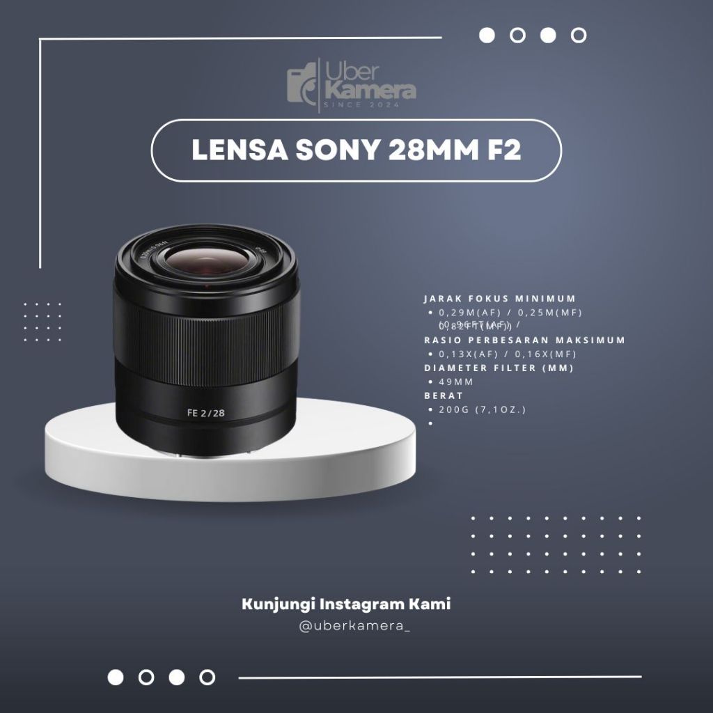 LENSA SONY 28MM F.2