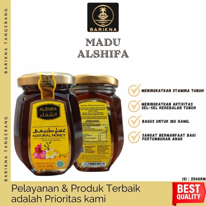 

ALSHIFA/MADU ALSHIFA/MADU ALSHIFA 250GRM/MADU ARAB