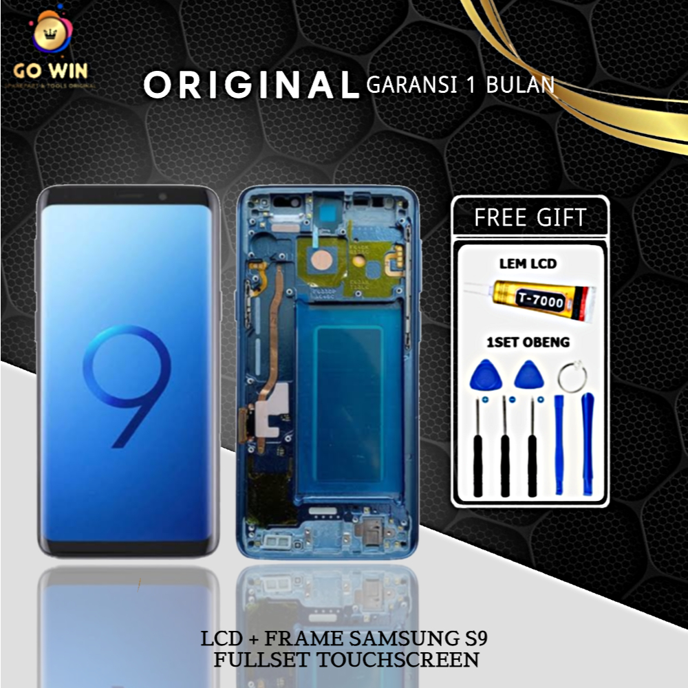 ORIGINAL LCD + FRAME SAMSUNG S9 / G960 FULLSET TOUCHSCREEN