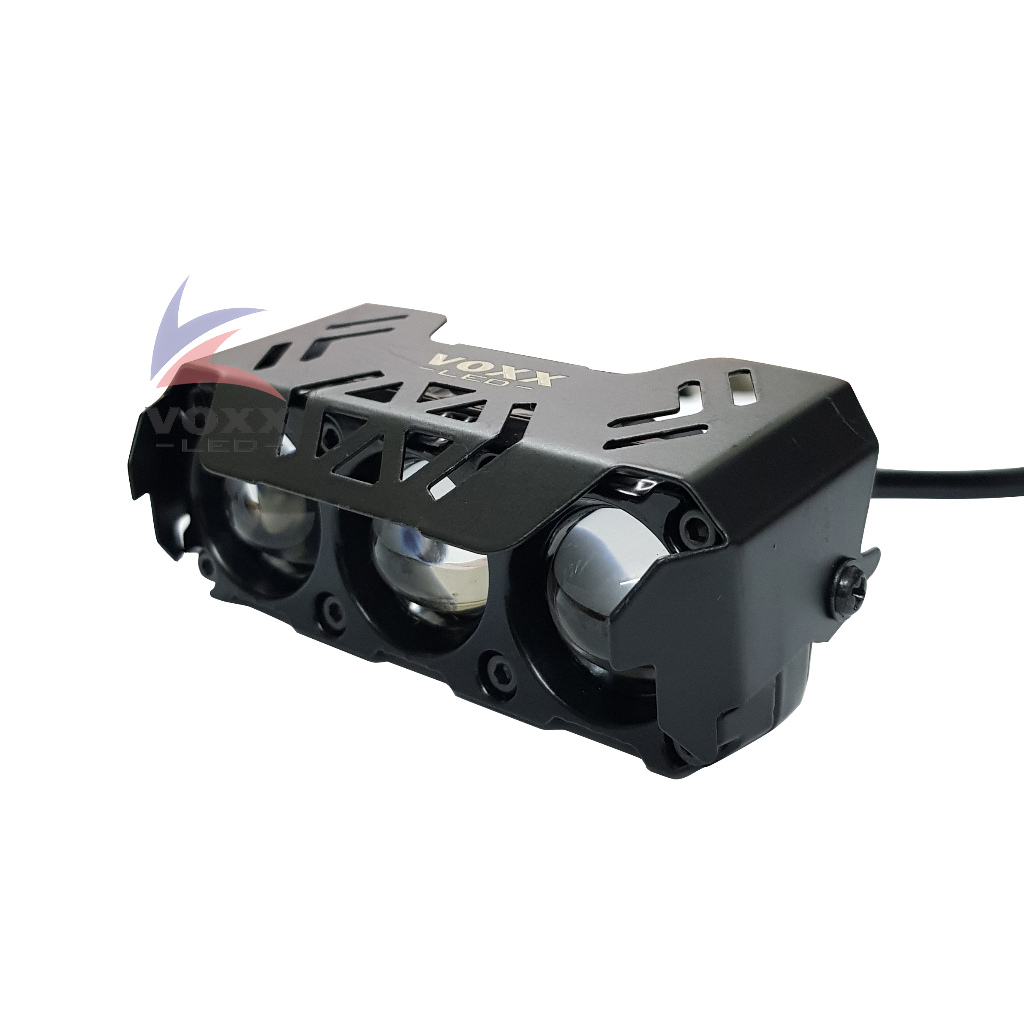VOXX LED Lampu Tembak Sorot VOXX LED Mini Projie Laser Gun 3 Mata 30W Foglamp