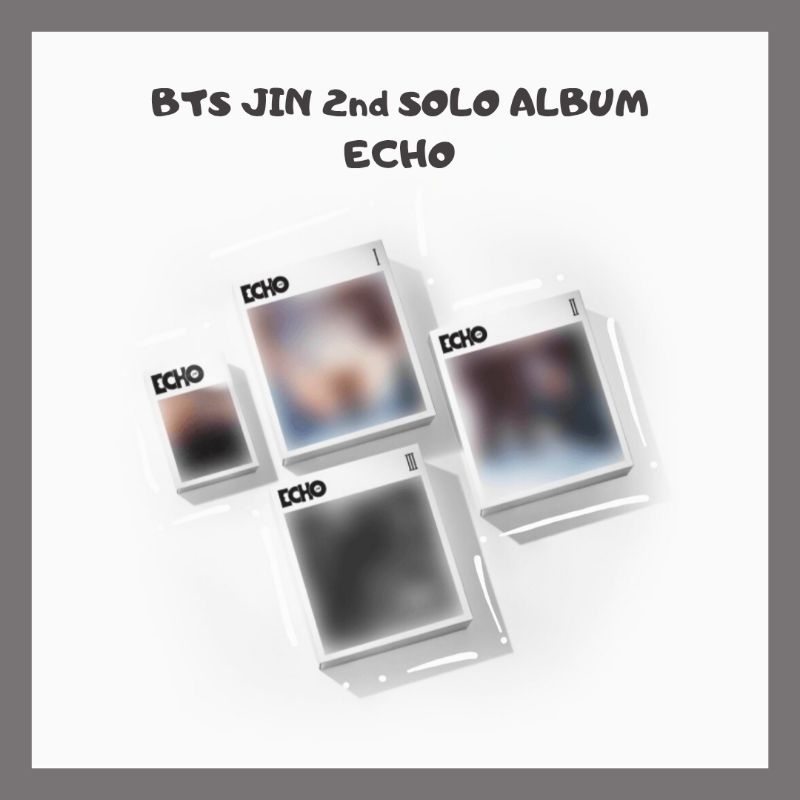 (ORDER) JIN BTS SECOND SOLO ALBUM ECHO