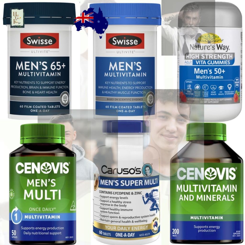 Swisse Mens Multivitamin 65+ 60 Tablets