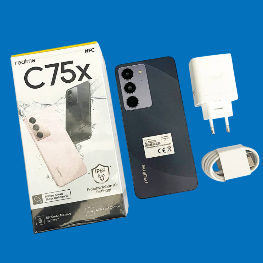 REALME C75X SECOND FULLSET LIKE NEW