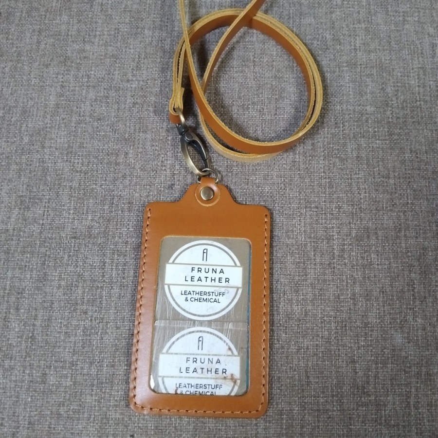 

Name Tag - Id Card - Card Holder Full Kulit Asli NT.02