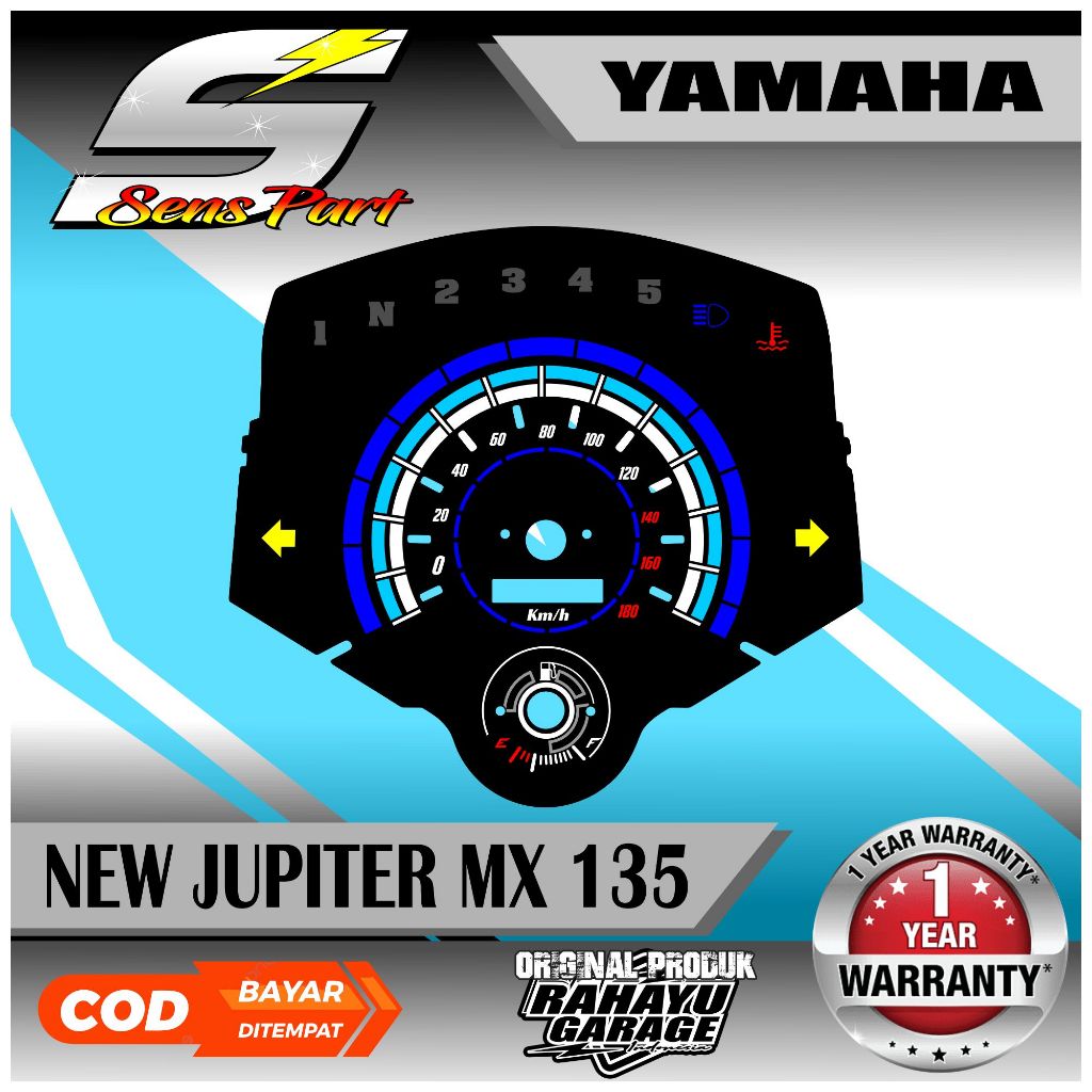 PAPAN SPEEDOMETER CUSTOM YAMAHA NEW JUPITER MX 135 [NJMX]