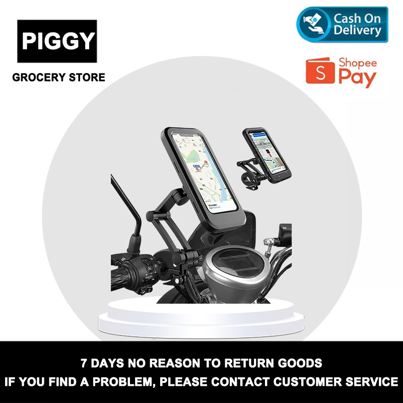 Holder HP Motor Listrik - Anti Hujan & Anti Getar [Untuk Grab/Gojek] [Standar Terkuat ]