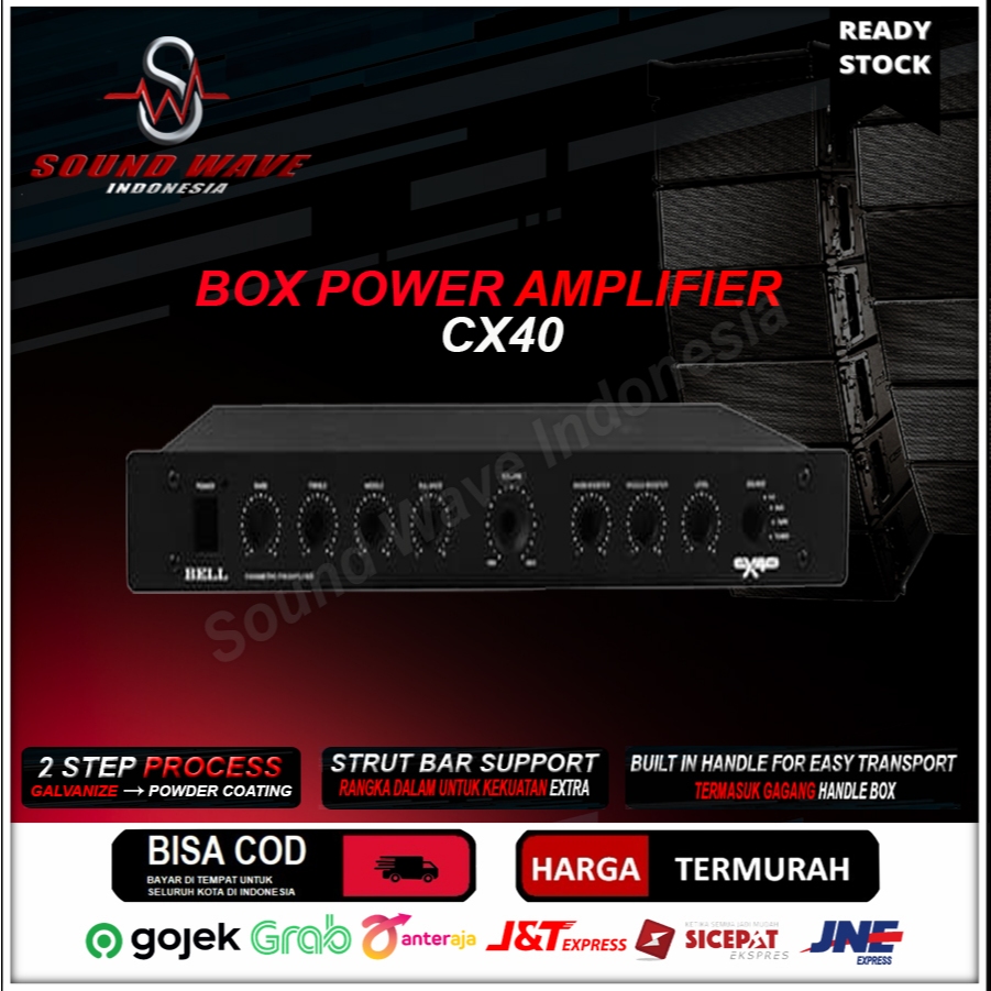 BOX POWER AMPLIFIER BELL CX40