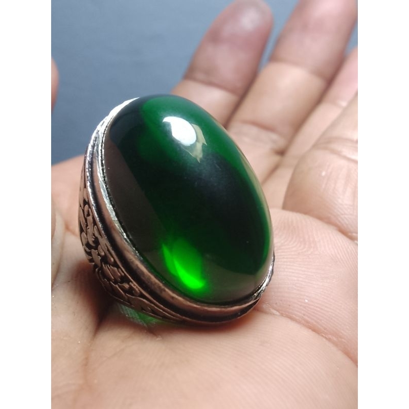 batu cincin akik Kinyang daun