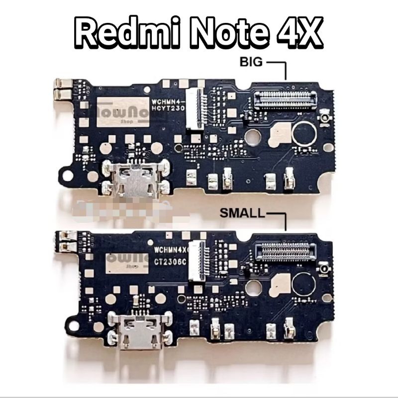 Papan Cas Xiaomi Redmi Note 4X Konektor Original Board Charger Fullset +IC