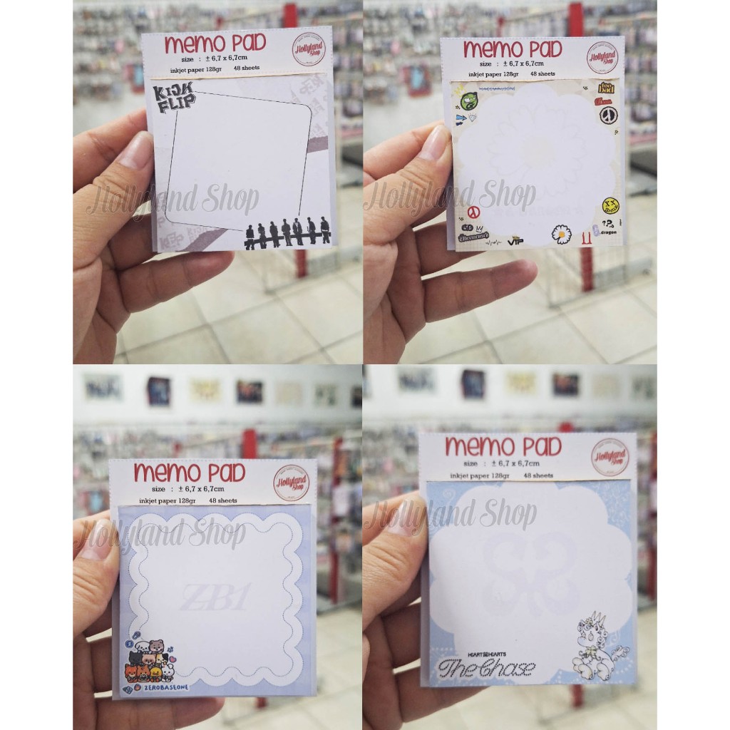 

Memopad Notepad KICK FLIP hearts2hearts g-dragon zerobaseone Unofficial
