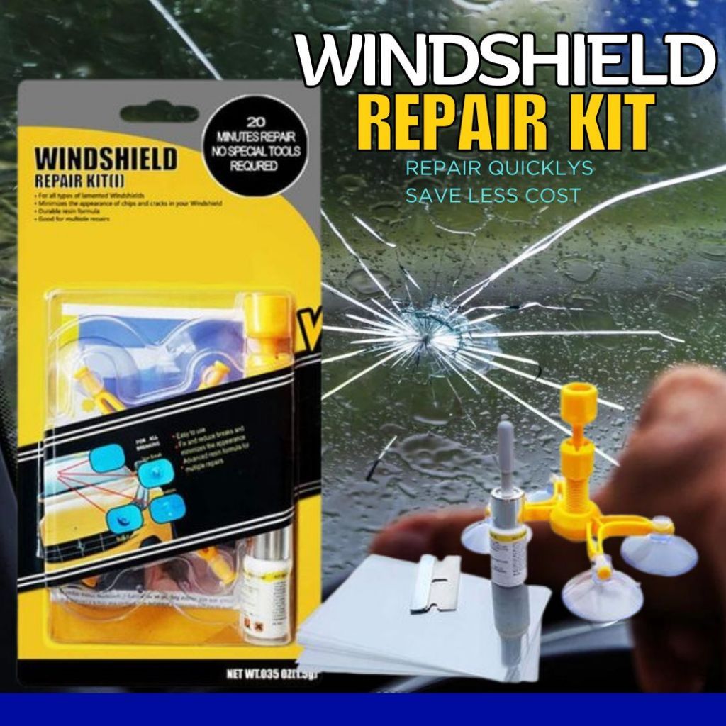 LEM UNTUK KACA MOBIL RETAK LEM KACA LCD HP LEM KACA MOBIL WINDSHIELD REPAIR KIT ANTI RETAK