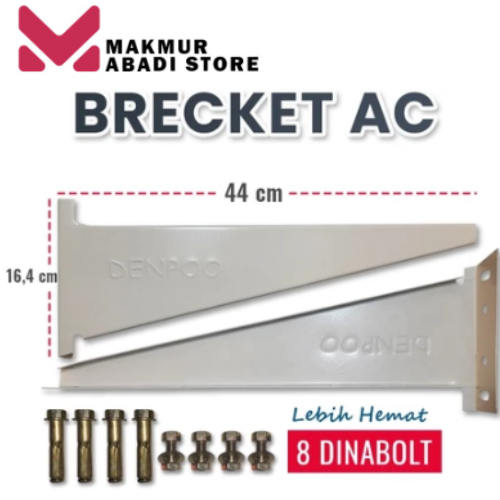 Bracket AC Outdoor 1/2 PK - 1 PK + DINABOLT AC All Merek
