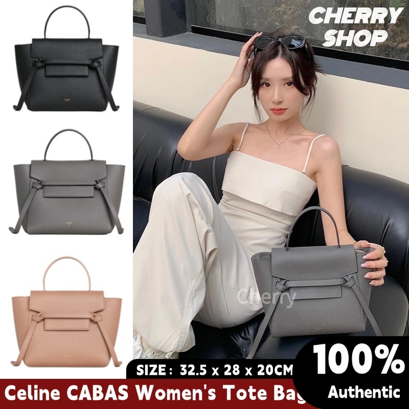 ✨100% authentic Celine BELT NANO bag in grained calfskin/Tas Tangan/Tas Tangan Wanita