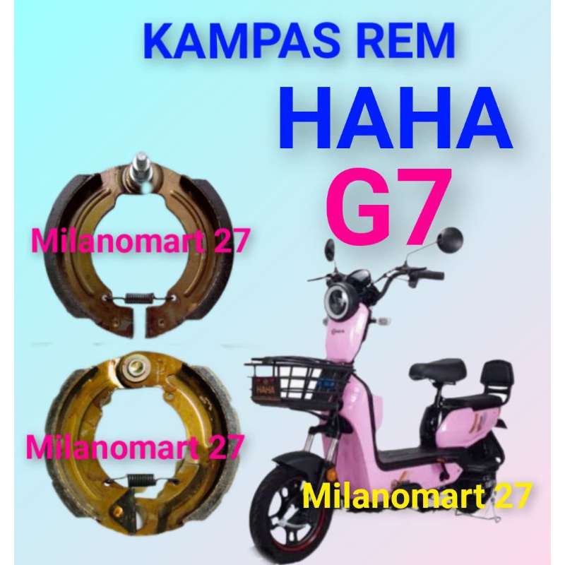 kampas rem haha g7 kampas rem sepeda listrik HAHA G7