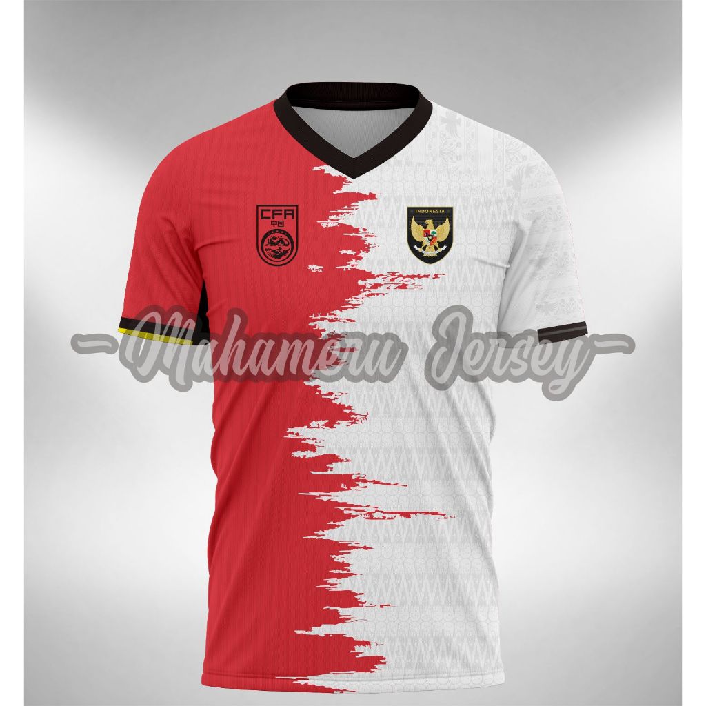 Jersey Kombinasi Timnas Indonesia X China 2025 Away