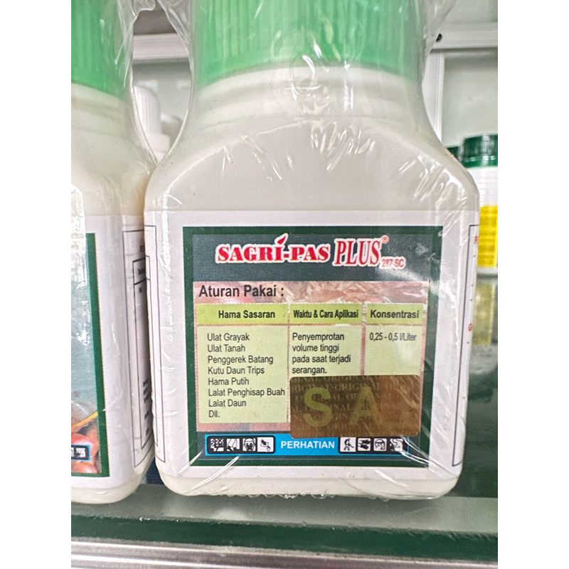 Jual Sagri PAS Plus 287 SC 100ml- Klorpenaphir 250g + Abamectin 37 g