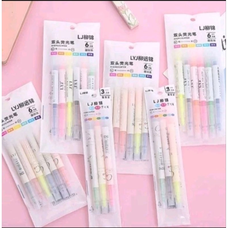 

Pena Stabilo Warna 2 Sisi / Highlighter Warna Warni