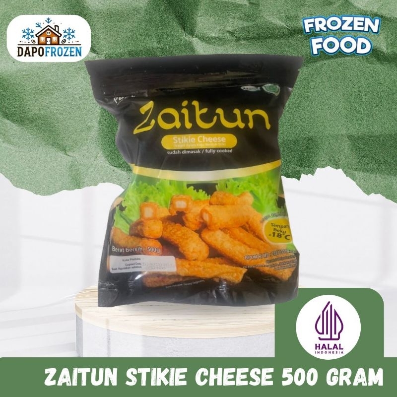 

Zaitun Stikie Cheese 500 gram - Frozen Food
