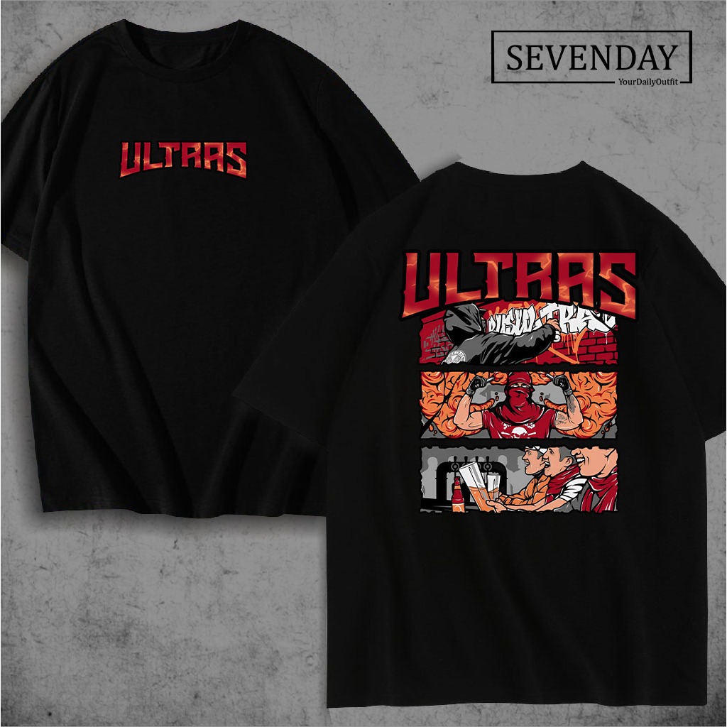 Tshirt ultras - Kaos  ultras - kaos ultras bola kaos suporter COCOK PRIA DAN WANITA (COD)