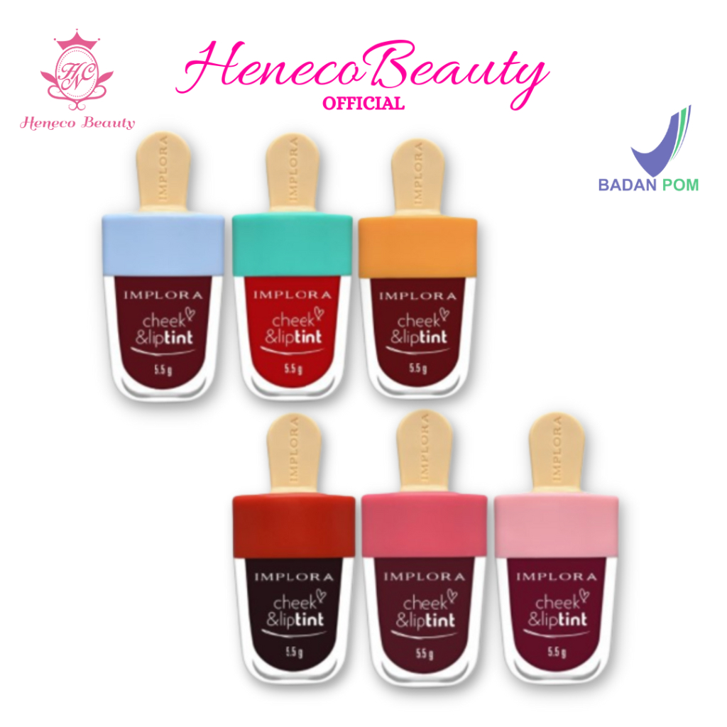 IMPLORA Cheek & Lip Tint | Liptint | Ice Cream 5.5gr