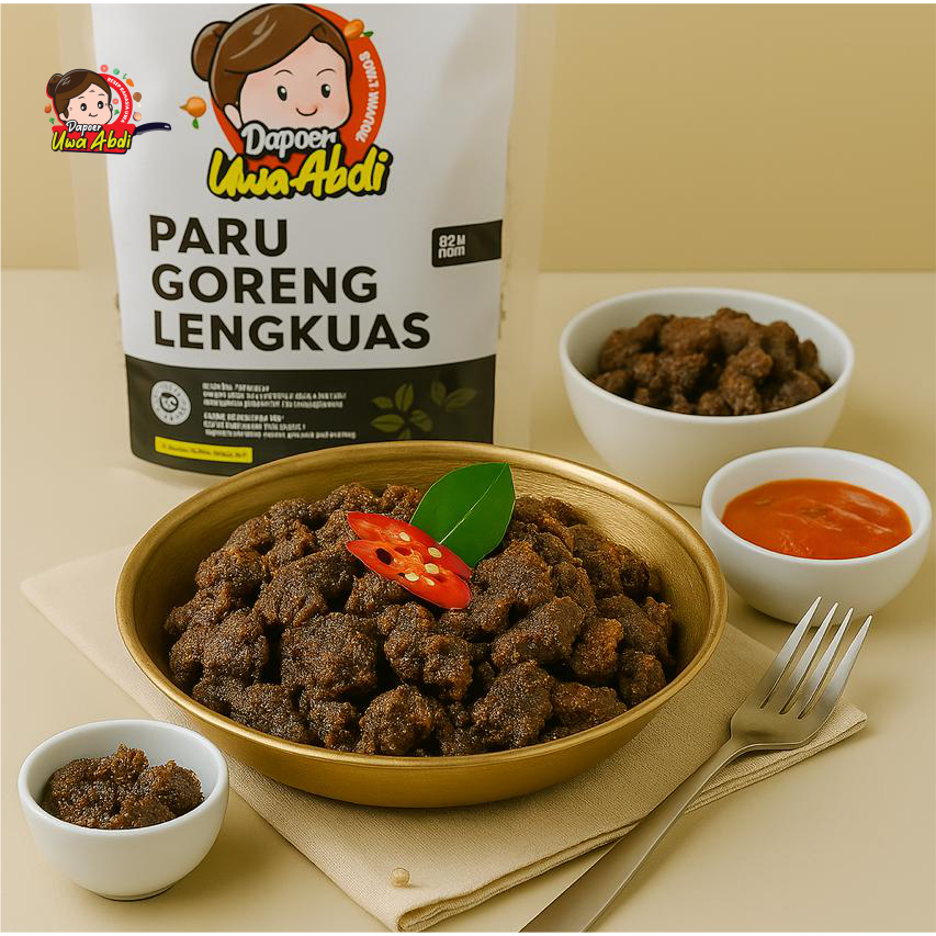 

DAPOER UWA ABDI - Paru Goreng Lengkuas Bonus Sambal 120g