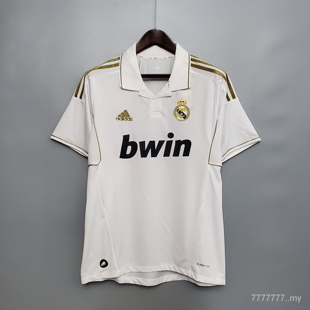 Jersey Bola Jadul Retro Vintage Jadul Old Real madrid home 2011 2012 season 11/12