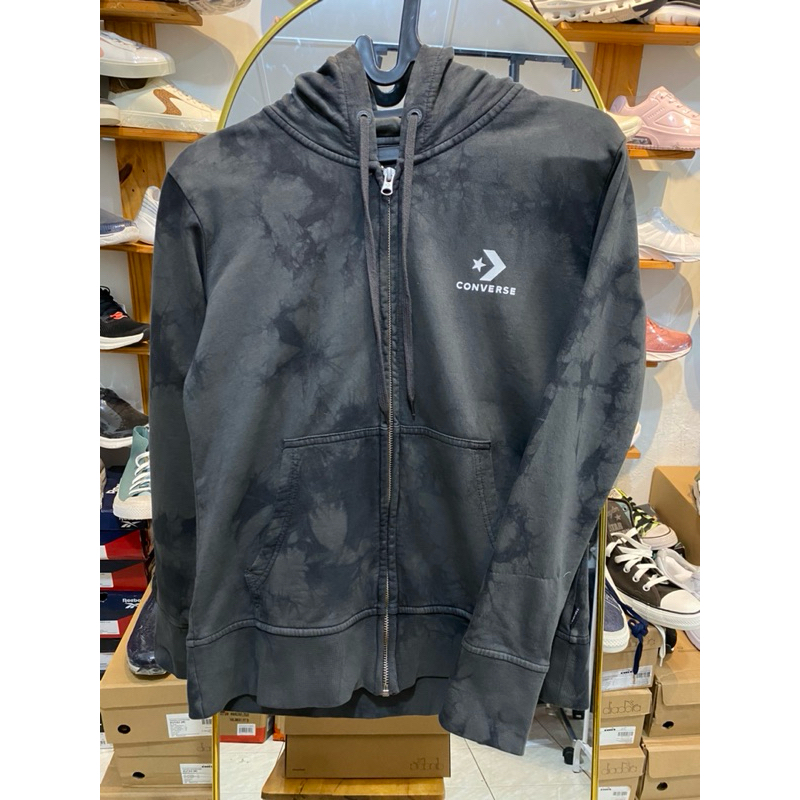 ONLY SIZE M CONVERSE JAKET WOMEN TYE DIE KATUN ZIPPER WANITA ORIGINAL COD