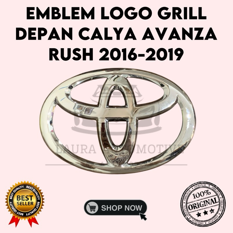 EMBLEM LOGO GRILL DEPAN CALYA AVANZA RUSH 2016-2019