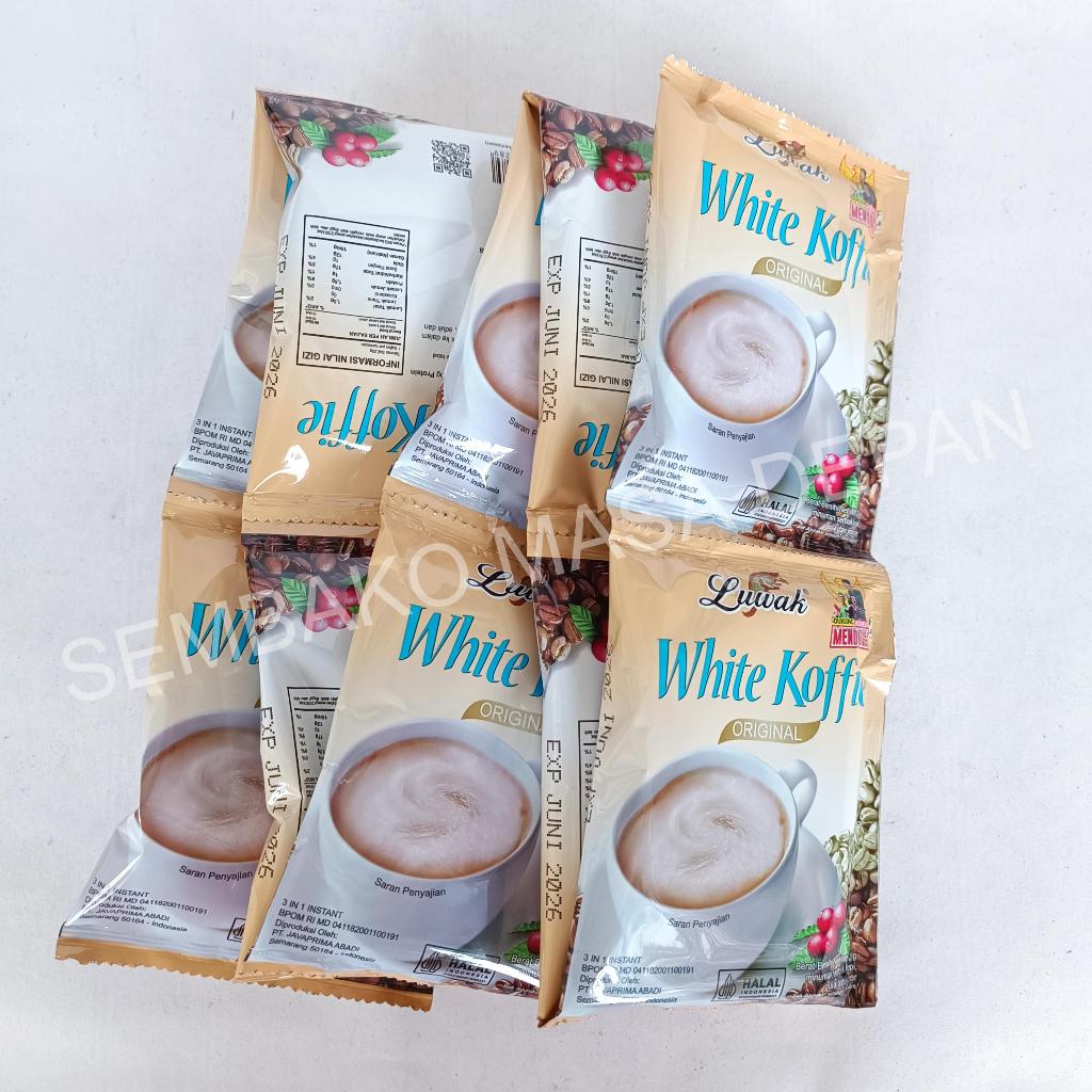 

Luwak White Coffee Original Instant Kopi Luwak Saset Bubuk Instan Isi 10