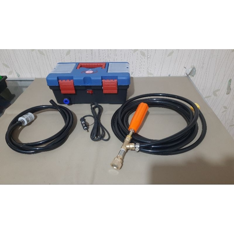 Alat cuci motor portable