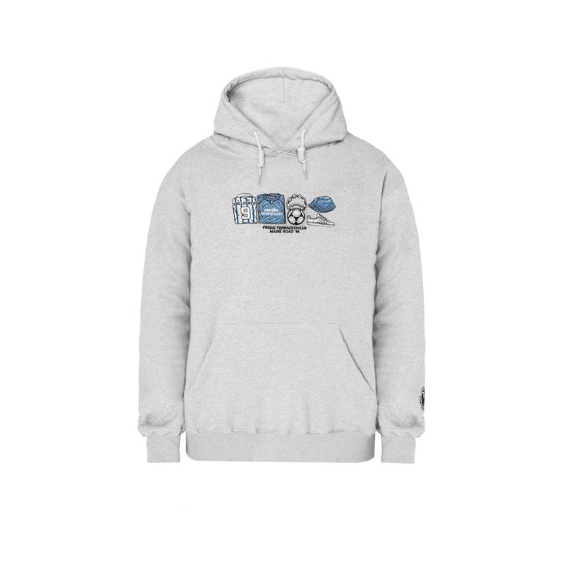 Prung Maine Road GY Hoodie Warna Abu Misty