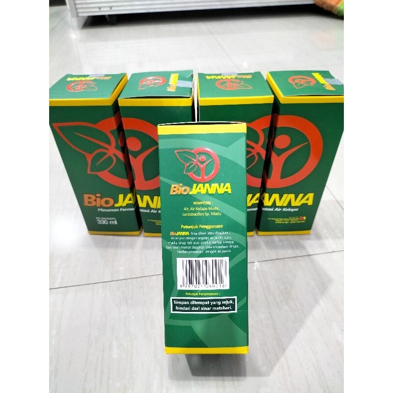 

BioJANNA 330 ml minuman fermentasi air kelapa