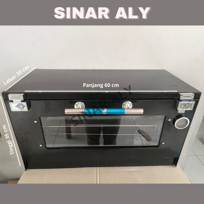PROMO OVEN KOMPOR - OVEN TANGKRING 2 TUNGKU + TERMOMETER BAHAN STAINLESS STEEL - GALVANIS PREMIUM