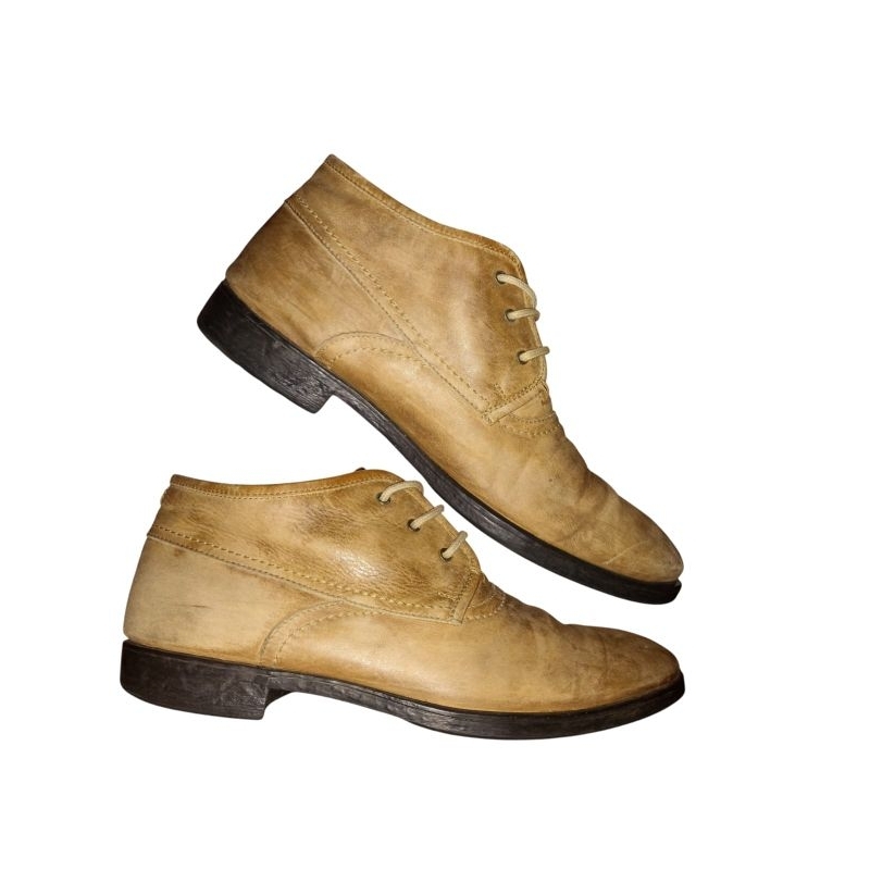 Sepatu kulit prelov branded John Varvatos Original sol Vibram size 44